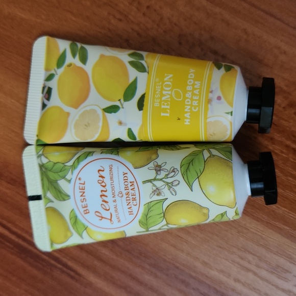 Besnel Other - Lemon Hand & Body Cream - Yellow and Green